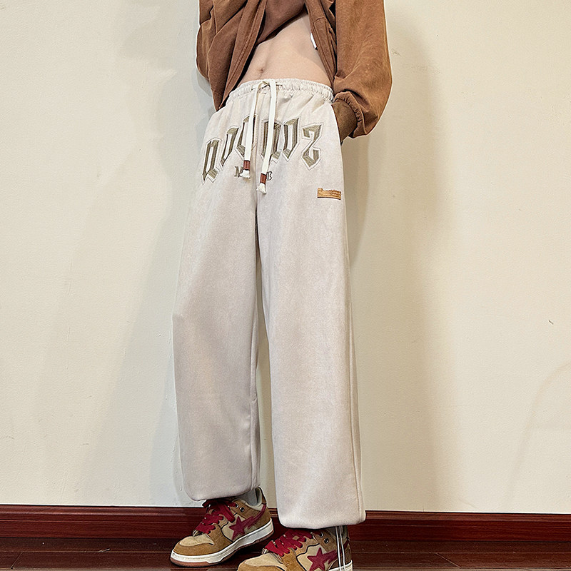 裤子男高街ins潮牌设计感小众卫裤美式嘻哈运动休闲裤-G01-P45,男装休闲裤,星座307-3(原516-1)
