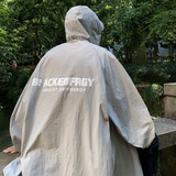 2024夏季字母印花防晒衣男户外轻薄透气宽松夹克外套-8024-P40灰，男装夹克，星座307-3(原516-1)