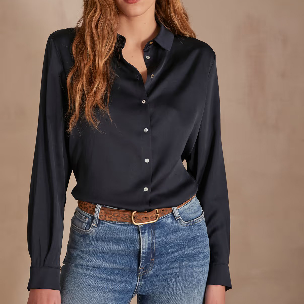 法式简约穿搭黑色长袖衬衫女翻领纽扣垂感上衣2026春季新款通勤,女装/女士精品,衬衫,淘宝优惠券,粉丝福利购,淘宝优惠卷