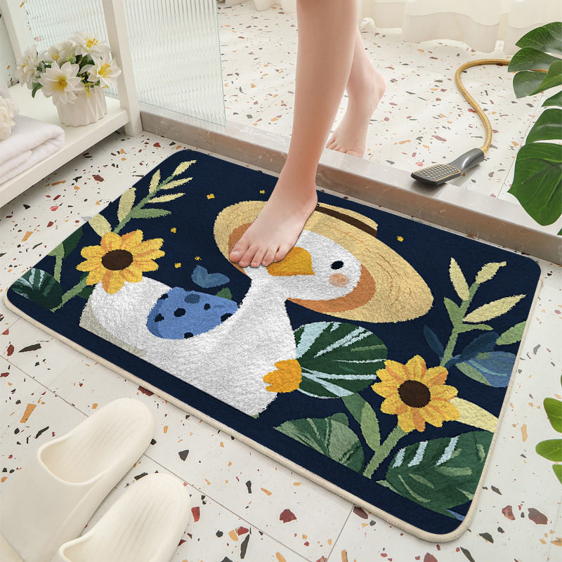 卫生间吸水地垫家用速干厕所门垫卧室浴室防滑踏脚垫卡通可爱地毯,个性定制/设计服务/DIY,地毯/地垫定制,淘宝优惠券,粉丝福利购,淘宝优惠卷