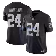 Embroidered Las Vegas Raiders Las Vegas Raiders 24 #   Woodson Football Jersey