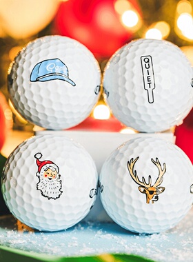 Callaway Supersoft Good Good卡拉威圣诞节印花白色高尔夫球收藏