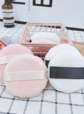 CP蜜粉散粉扑B日本植绒定妆干粉饼粉扑 NAES大号粉扑蜜粉饼单个