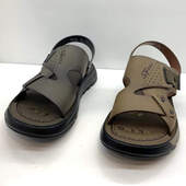 男2025夏季 两用外穿软底中年人爸爸鞋 新款 品牌凉鞋 男款 拖鞋 老人鞋