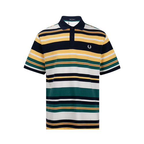 FREDPERRY全棉短袖polo衫男士