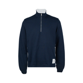 Thom 2026秋冬新款 Browne汤姆布朗男经典 徽标立领半拉链卫衣男士