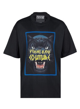 Versace/范思哲Jeans Couture男士全棉短袖T恤男2025新款XY推选