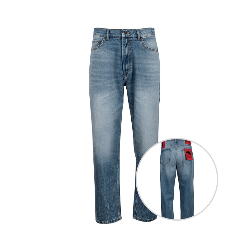 Hugo Boss雨果-博斯男经典字母logo休闲牛仔长裤男士2026年新款XY