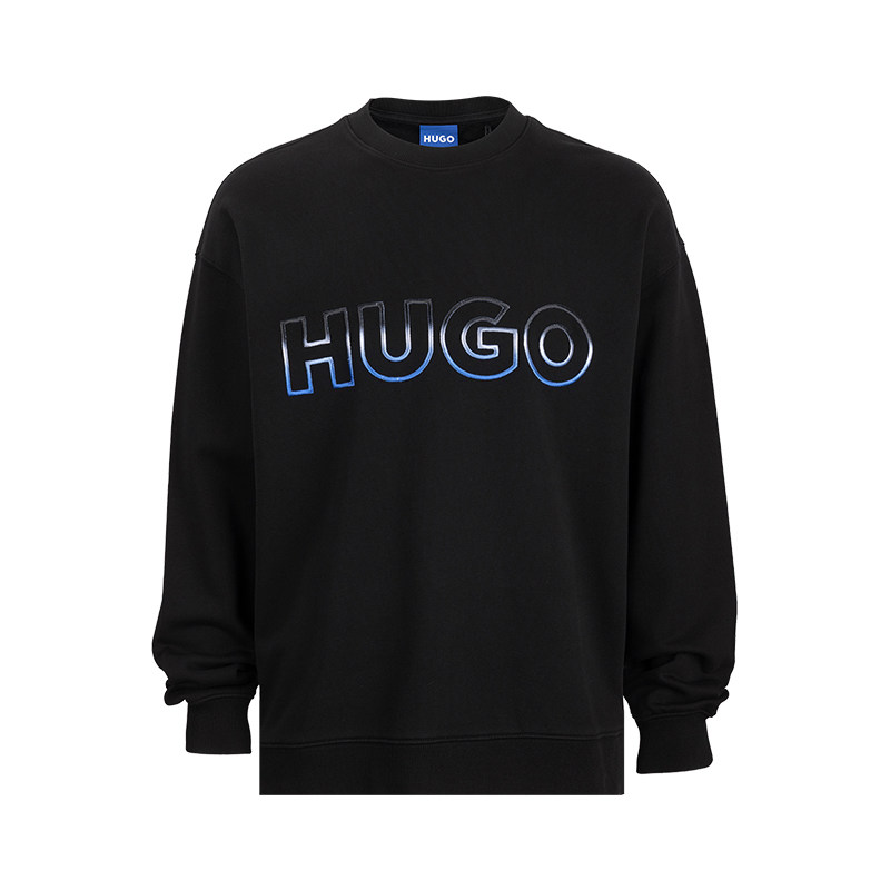 HugoBoss字母logo全棉套头卫衣