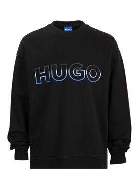 Hugo Boss雨果-博斯男经典字母logo全棉套头卫衣男士2026新款XY