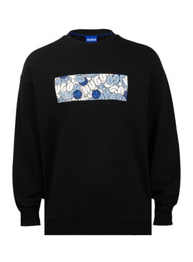 Hugo Boss雨果-博斯男经典logo全棉套头卫衣男士2026秋冬新款XY