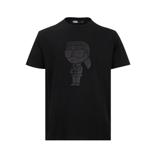 2025春夏XY推选 T恤男士 Karl Lagerfeld卡尔拉格斐男logo全棉短袖