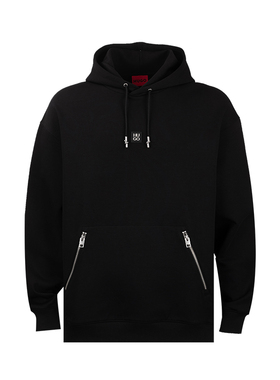 Hugo Boss雨果-博斯男经典logo连帽套头卫衣男士2026秋冬新款XY