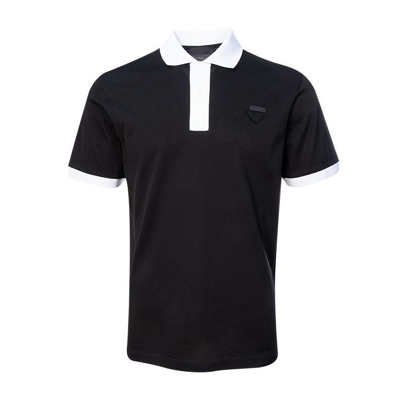 Prada/普拉达休闲全棉短袖POLO衫男士20年PRUJN4441C61JW新款XY