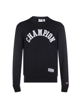 CHAMPION字母logo图案套头加绒卫衣男士秋冬XY精选