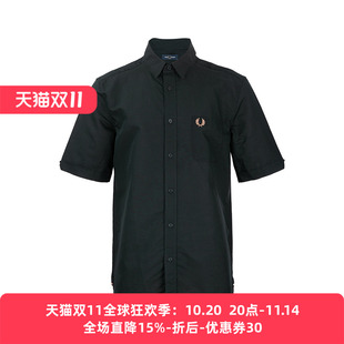 男士 FRED 衬衫 麦穗刺绣logo短袖 2025秋冬XY推广 PERRY男经典