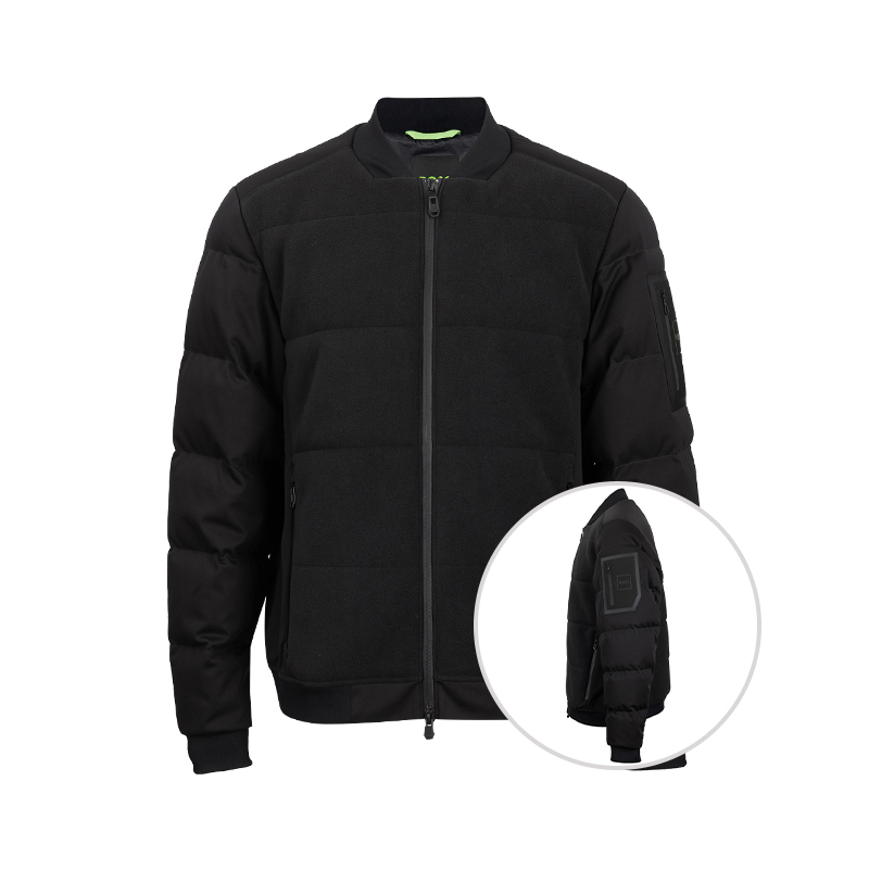 雨果-博斯男经典字母logo羽绒服