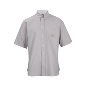 全棉短袖 衬衫 男士 FENDI芬迪刺绣口袋短袖 2025春夏新款 XY推广