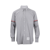 新款 Thom 衬衫 男士 Browne汤姆布朗男经典 格纹府绸全棉长袖