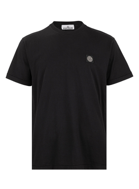 STONE ISLAND男经典logo贴花全棉短袖T恤男士2025春夏新款XY