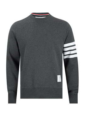 Thom Browne汤姆布朗四条纹全棉套头卫衣男士2026秋冬新款XY