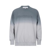 J.W. Anderson刺绣字母男士 渐变色全棉圆领卫衣男秋冬XY推选