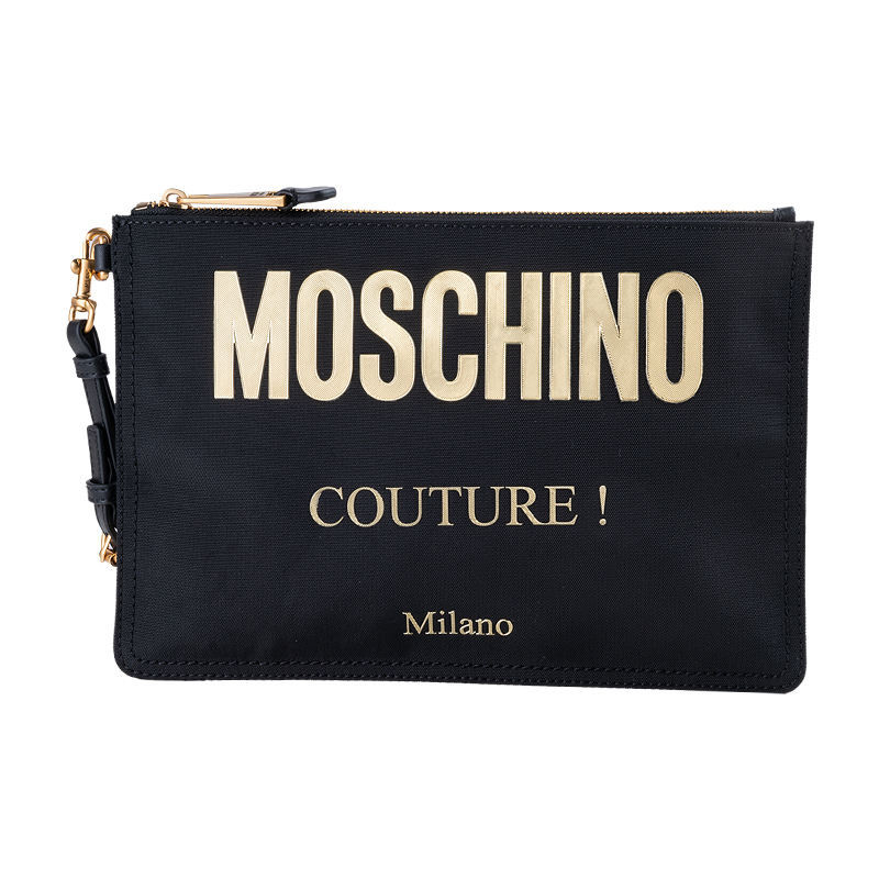 moschino莫斯奇诺xy手挽包拉链