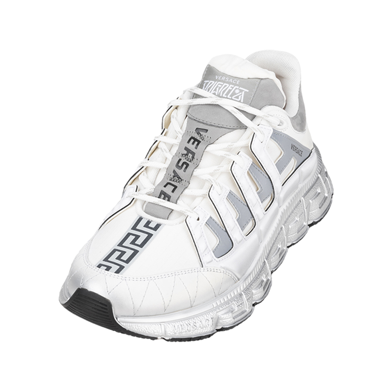 Versace皮质休闲运动鞋男士