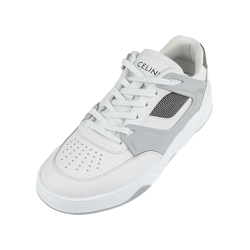CELINE圆头系带低帮板鞋