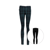 PINKO女休闲格纹拼接长裤 女士春夏XY降价