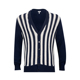 罗意威男条纹拼色V领单排扣休闲长袖 针织衫 男士 LOEWE 新款 XY推选