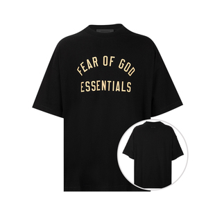2025新款 ESSENTIALS T恤男士 GOD男l(wèi)ogo印花全棉短袖 FEAR