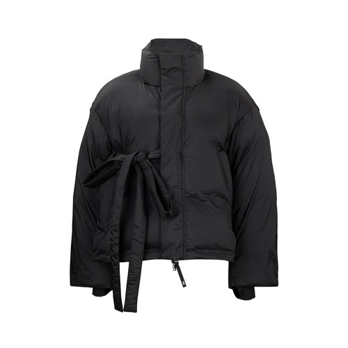 Y-3绗缝蓬松休闲羽绒服女士