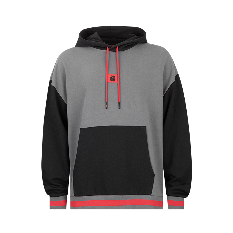 HugoBoss全棉连帽套头卫衣男士