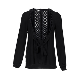 PINKO休闲镂空长袖 女士秋冬XY特卖 雪纺衫
