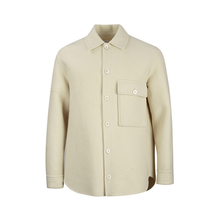 2025年秋冬新款 Jil 夹克外套男士 纯色单排扣宽松长袖 Sander男经典