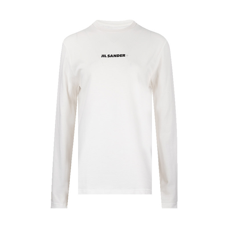JilSander印花全棉长袖T恤女士