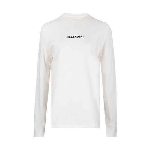 JilSander印花全棉长袖T恤女士