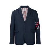 夹克男士 Thom Browne汤姆·布朗保暖防寒条纹单排扣西装 秋冬推选