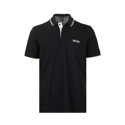 HugoBoss刺绣短袖polo衫男士
