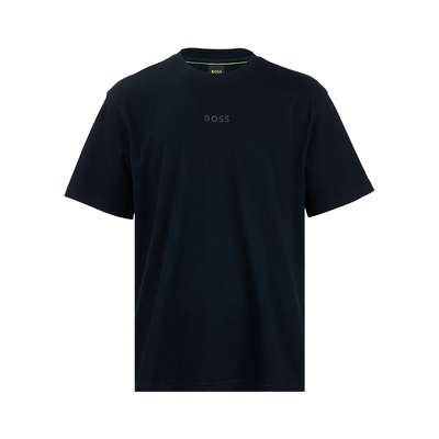 雨果-博斯男士印花全棉短袖T恤