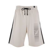 FENDI芬迪男经典 XY推选 2025春夏新款 字母logo系带休闲短裤 男士