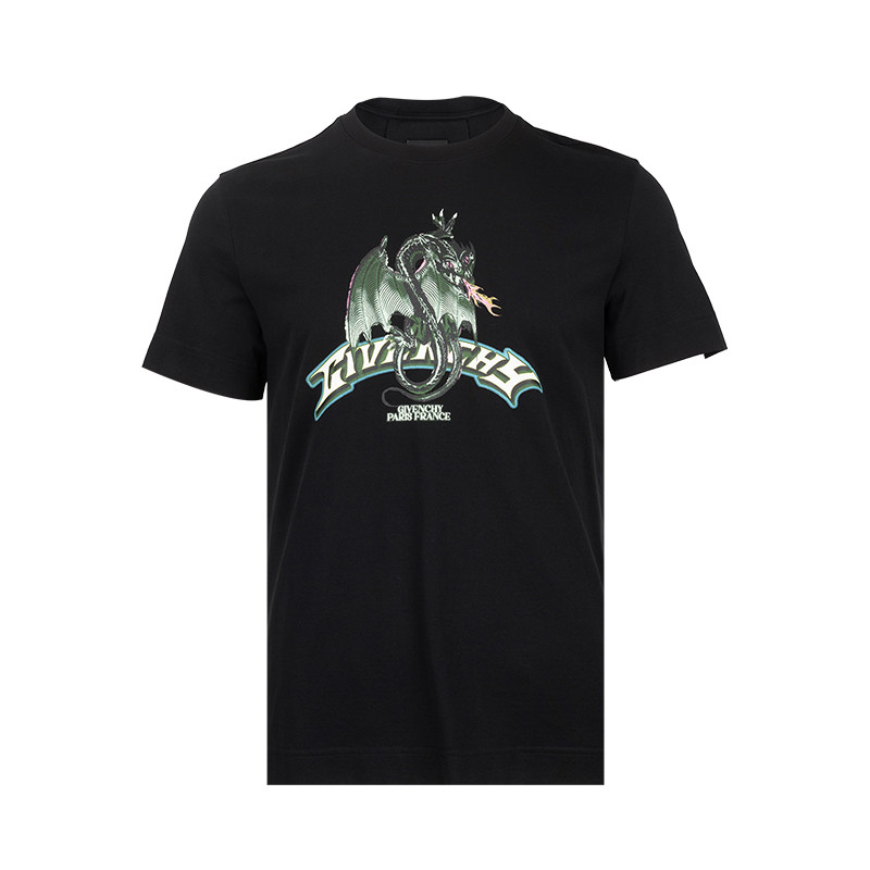 Givenchy/纪梵希男字母卡通图案印花圆领短袖T恤男士新款XY促销