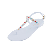 Stuart XY精选 女士夏季 Weitzman女经典 字母logo休闲凉拖鞋