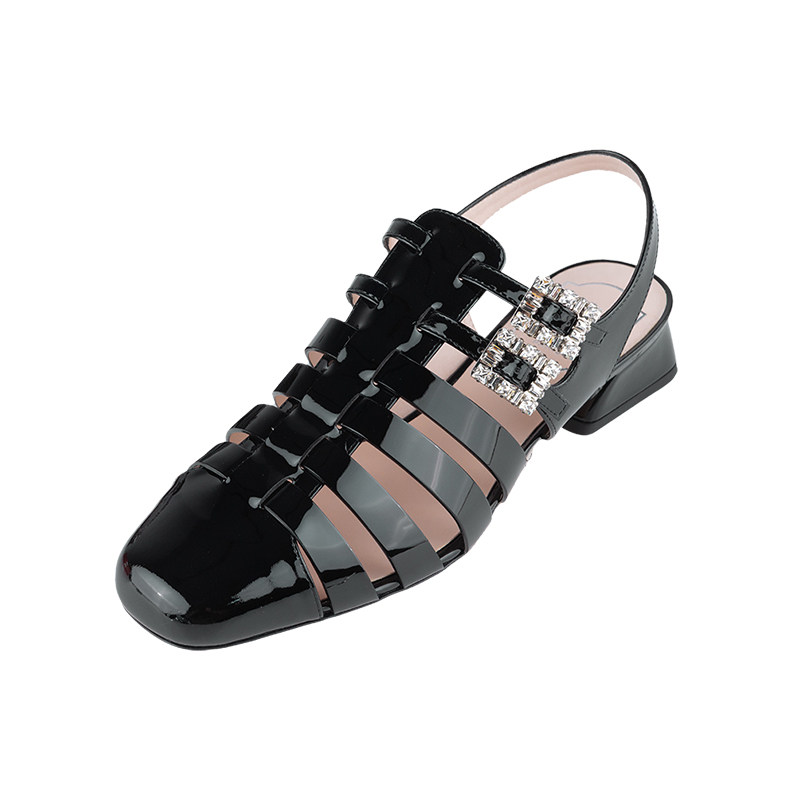 RogerVivier晶饰笼形凉鞋女士