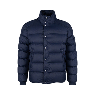 Moncler蒙口男保暖防寒徽标立领单排扣长袖羽绒服男士新款推广