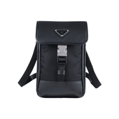 Prada 三角标logo斜挎手机包男女2025年新款 普拉达男女同款 经典