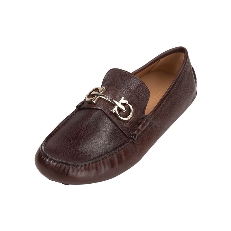 FERRAGAMO套脚休闲乐福鞋男士