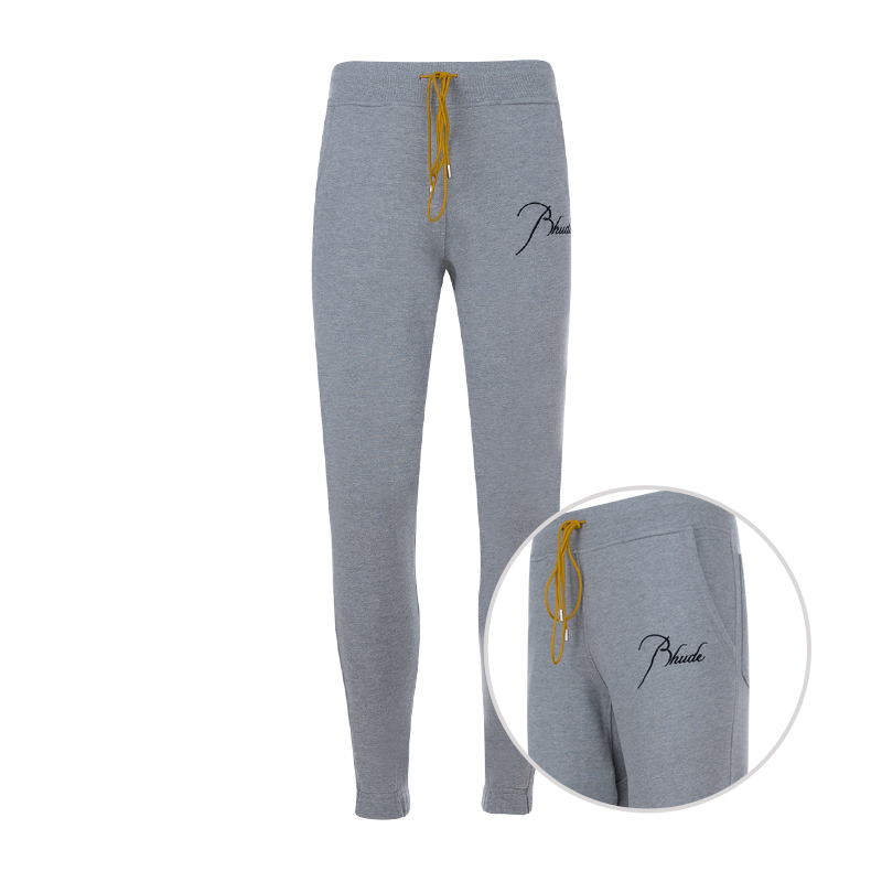 rhude男士休闲全棉系带长裤21