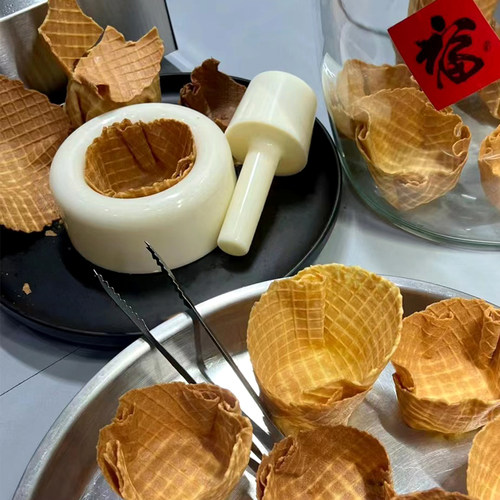 花形碗形甜筒模具脆皮卷冰激凌